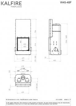 Чертеж для Kalfire W45/48F