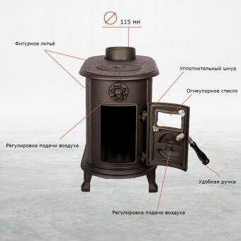 Чугунная печь Alaska в Саратове