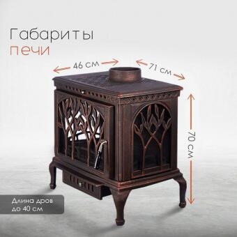 Чугунная печь Forest Bronze в Саратове