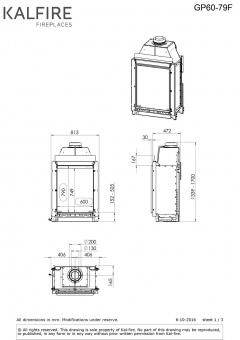 Чертеж для Kalfire GP60/79F (фронтальная)