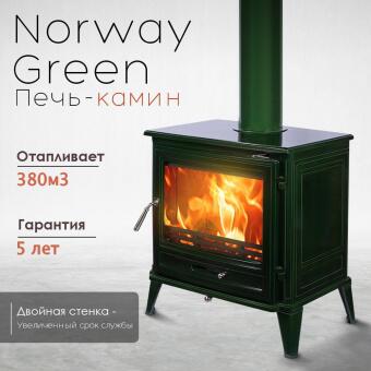 Чугунная печь Norway Green в Саратове